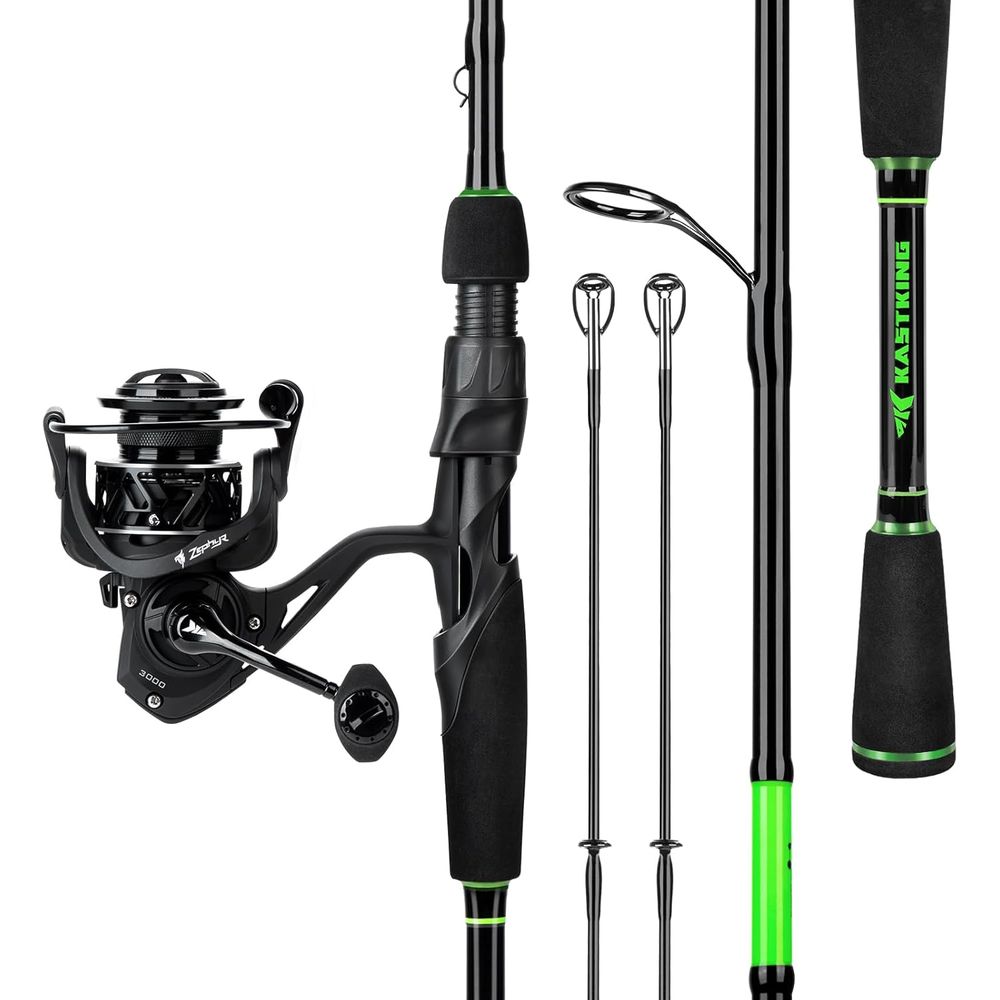 Fishing Rod Combo - Dual-Tip Graphite Fishing Rod Combo with
