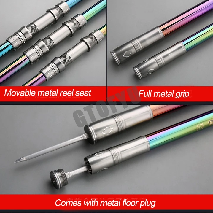 2.1m 2.7m  3.9m 4.5m Telescopi - Fishing Rod Surf บทวิจารณ์และราคา