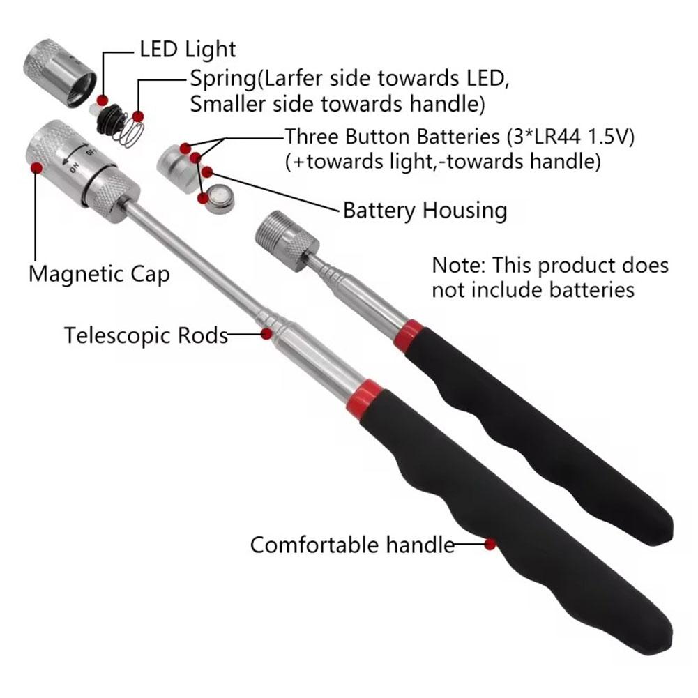 Telescopic Magnetic Pen with L - Fishing Rod Telescopic บทวิจารณ์และราคา