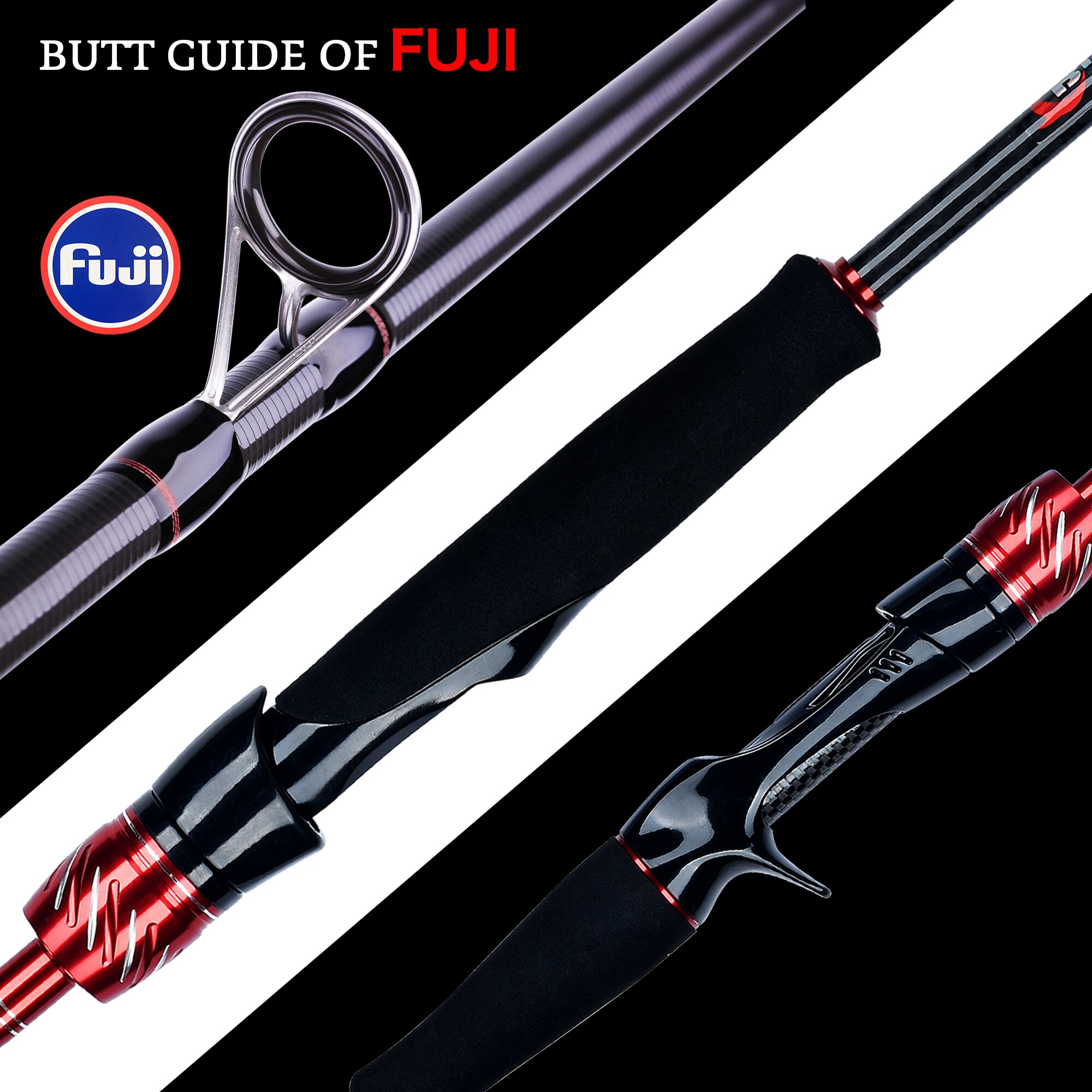 BIUTIFU Traveller Spinning Cas - Fishing Rod Surf บทวิจารณ์และราคา