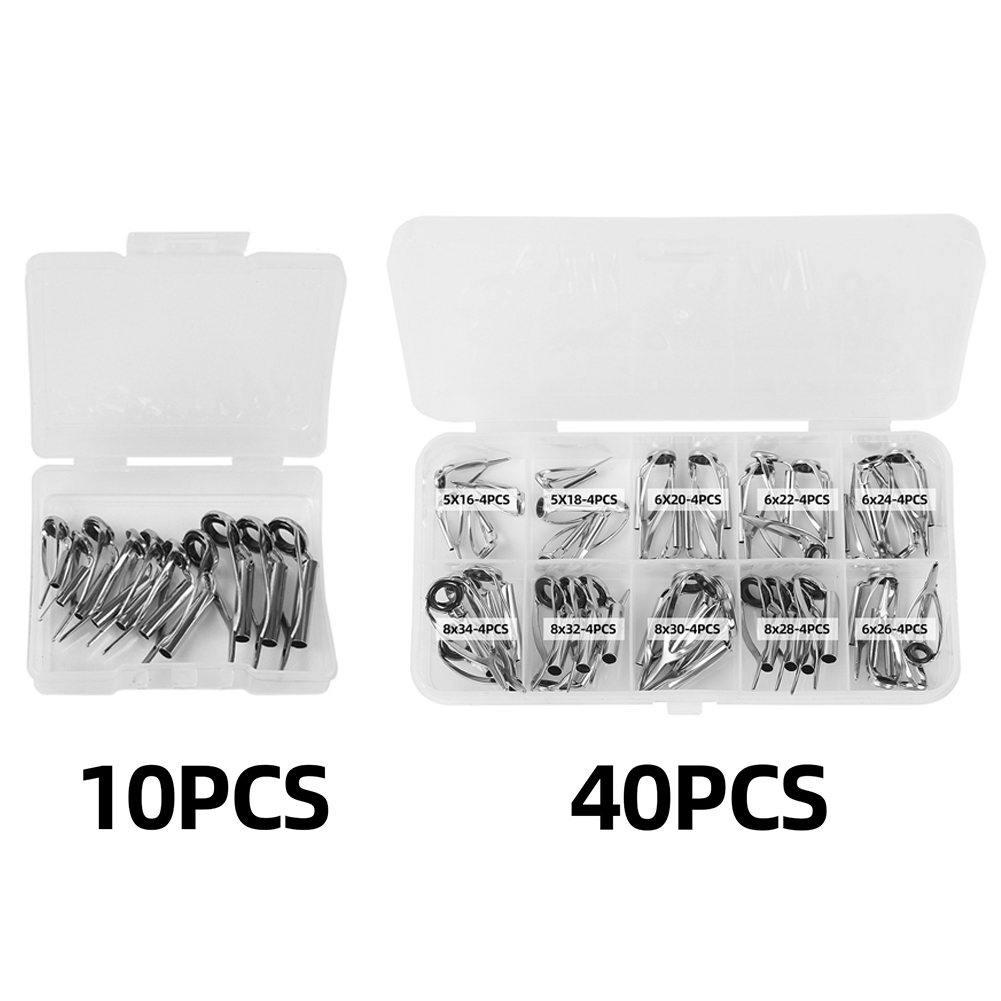 10/40pcs Fishing Rod Guide Rin - Fishing Rod Tip Replacement บทวิจารณ์และราคา