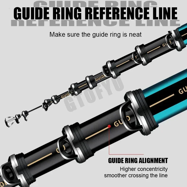2.7m-7.2m Fishing Rods High 60 - Fishing Rod Surf บทวิจารณ์และราคา