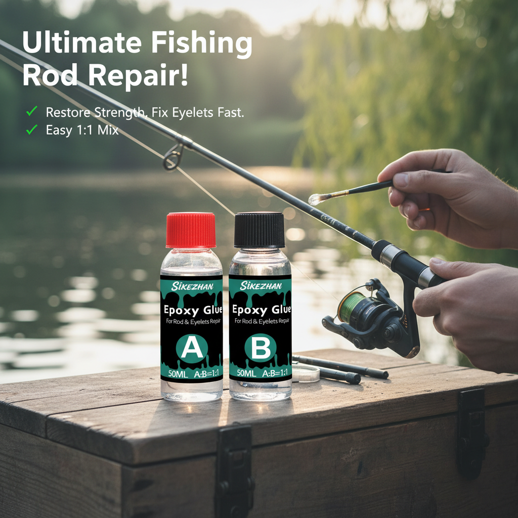 AB Epoxy 1:1 for Fishing Rod R - Fishing Rod Guide Replacement บทวิจารณ์และราคา