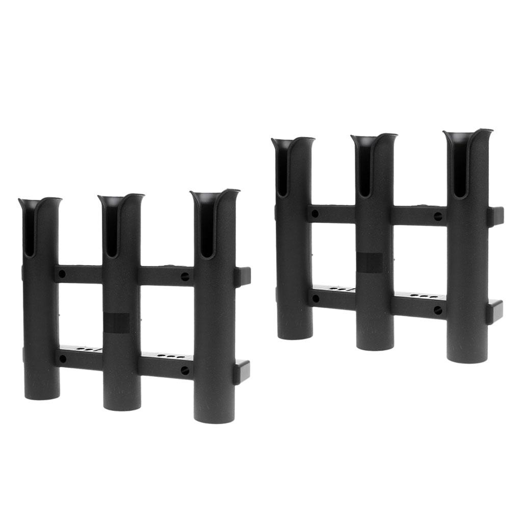 Black PP Fishing Rod Holder Ra - Fishing Rod Boat บทวิจารณ์และราคา