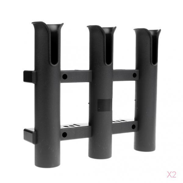 Black PP Fishing Rod Holder Ra - Fishing Rod Boat บทวิจารณ์และราคา