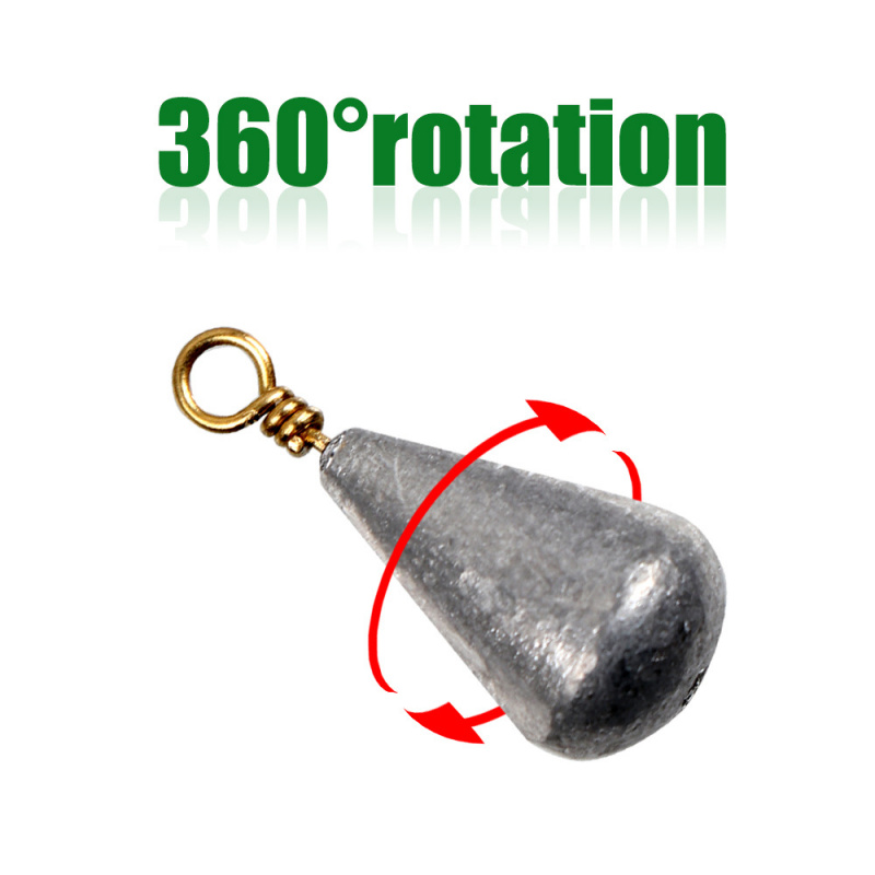 21PCSBoxed olive-shaped lead s - Fishing Rod Casting บทวิจารณ์และราคา