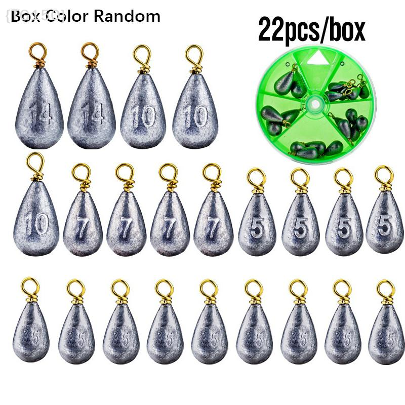 【TG150】22Pcs/Box Fishing Bait  - Fishing Rod Case บทวิจารณ์และราคา