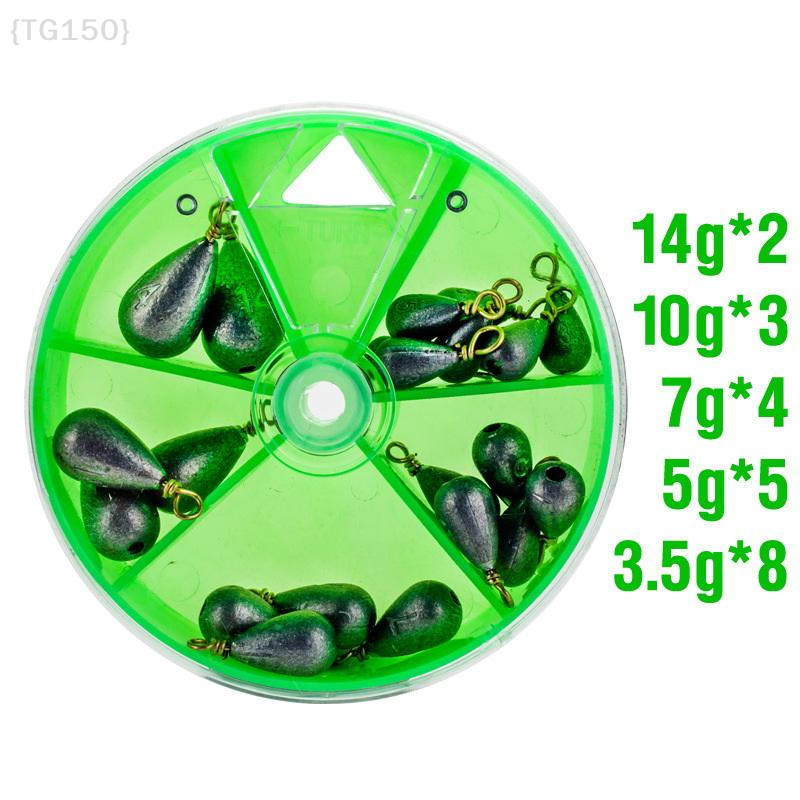 【TG150】22Pcs/Box Fishing Bait  - Fishing Rod Case บทวิจารณ์และราคา