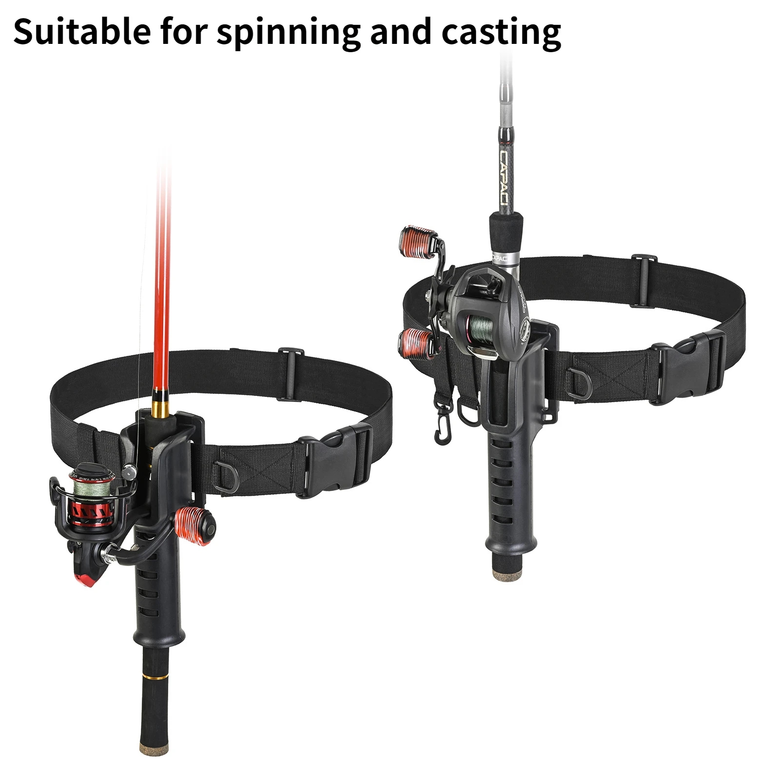 Hanging Fishing Waist Belt Rod - Fishing Rod Fly บทวิจารณ์และราคา
