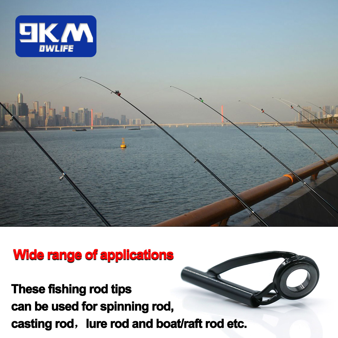 Fishing Rod Guide Tip Repair K - Fishing Rod Tip Replacement บทวิจารณ์และราคา
