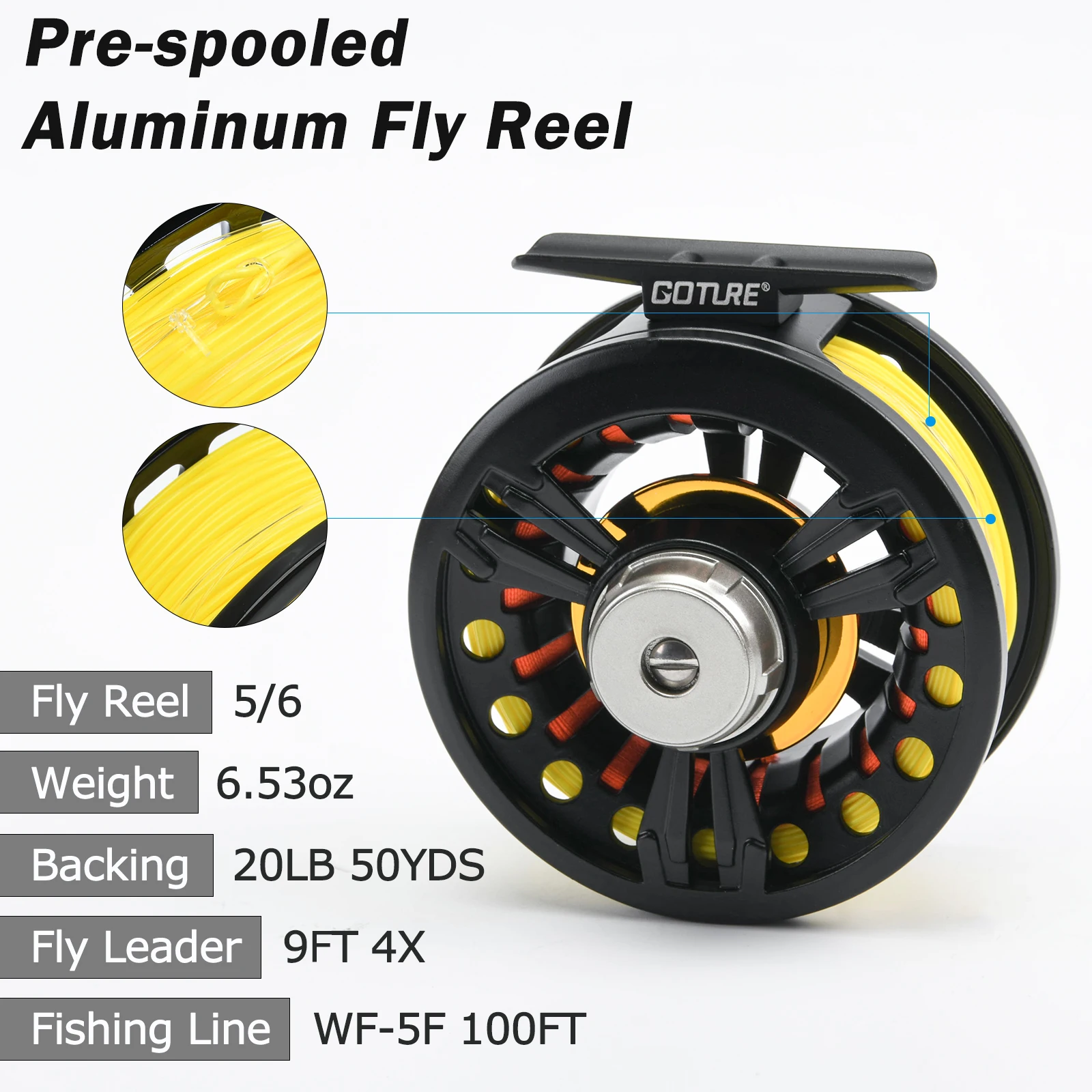 Goture Fly Fishing Rod and Ree - Fishing Rod Fly บทวิจารณ์และราคา