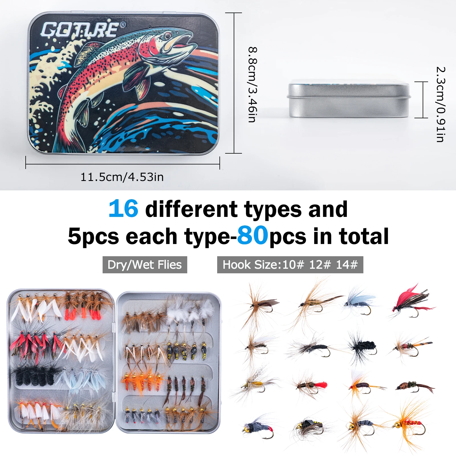 Goture Fly Fishing Rod and Ree - Fishing Rod Fly บทวิจารณ์และราคา