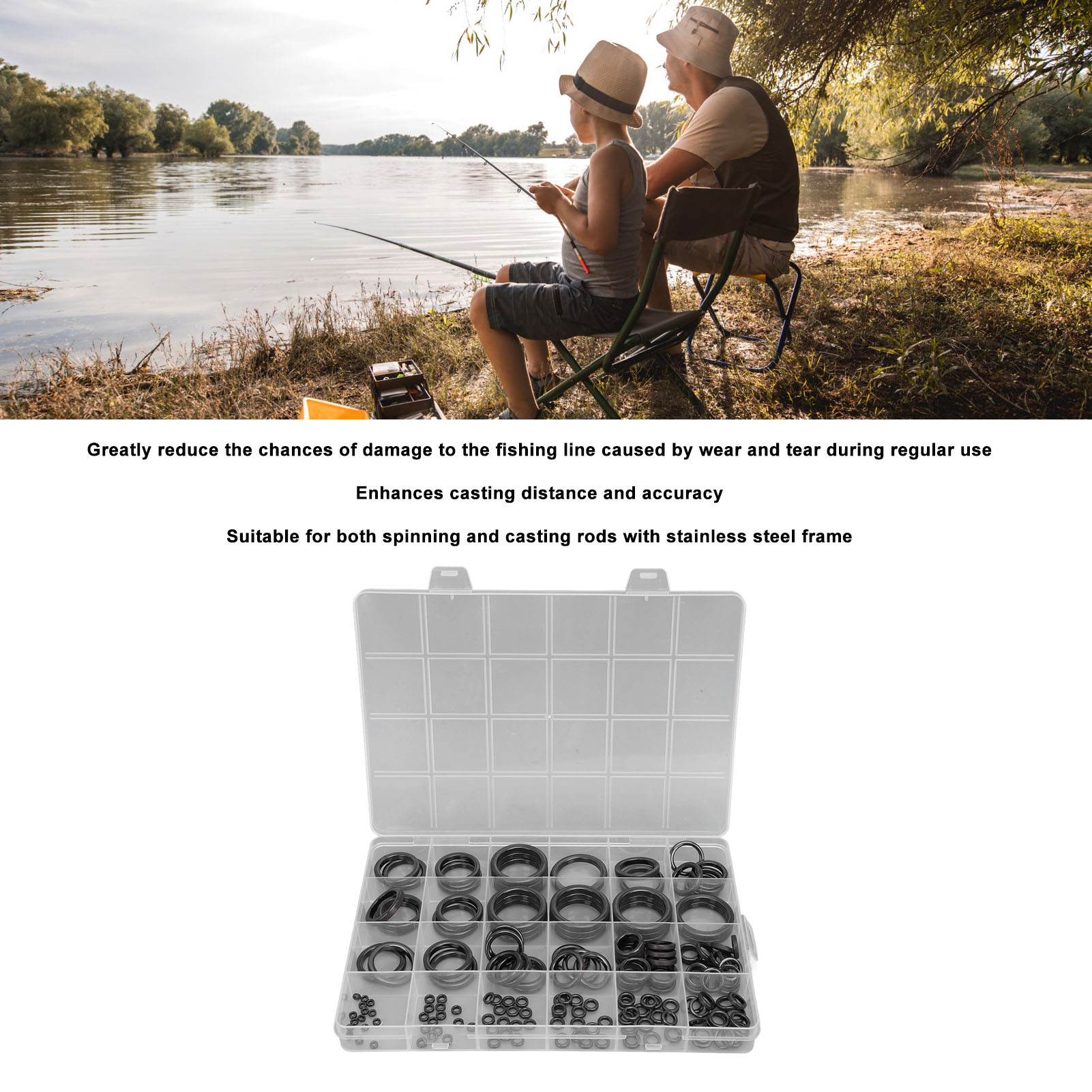 Fishing Rod Guide Repair Kit F - Fishing Rod Casting บทวิจารณ์และราคา