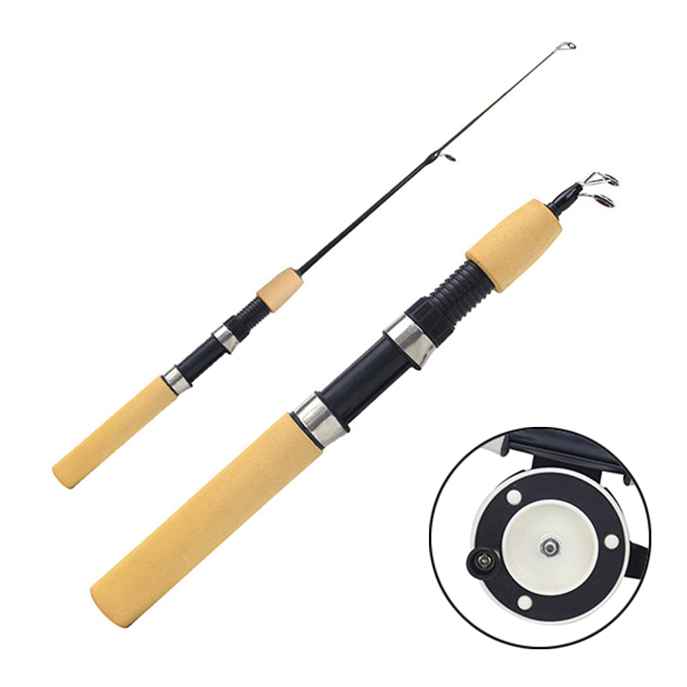 Ice Fishing Rod Portable Spinn - Fishing Rod Ice บทวิจารณ์และราคา