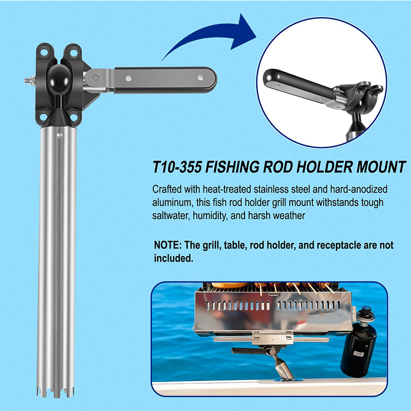 All-Angle Adjustable Fish Rod  - Fishing Rod Boat บทวิจารณ์และราคา