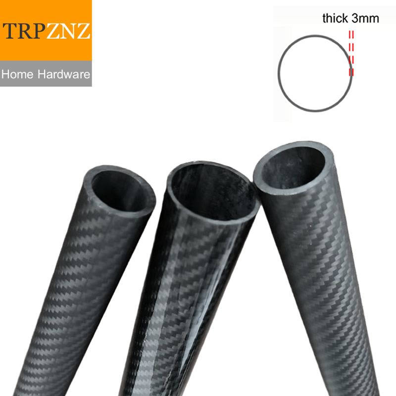 3K Carbon Fiber Tube Pipe OD 1 - Fishing Rod Carbon Fiber บทวิจารณ์และราคา