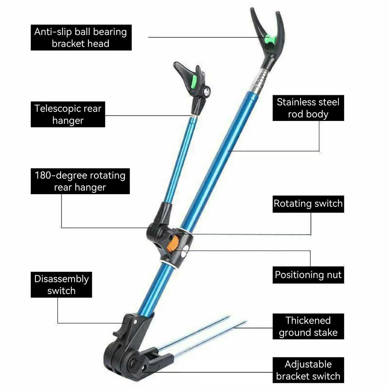 Thickened Telescopic Fishing R - Fishing Rod Casting บทวิจารณ์และราคา