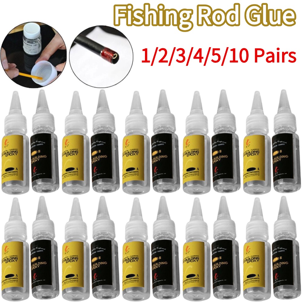 2Pcs Fishing Rod Glue Fishing  - Fishing Rod Repair Kit บทวิจารณ์และราคา
