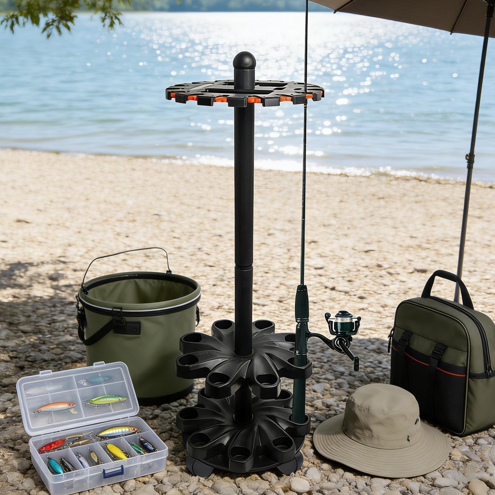 Fishing Rod Racks Angling Pole - Fishing Rod Travel บทวิจารณ์และราคา