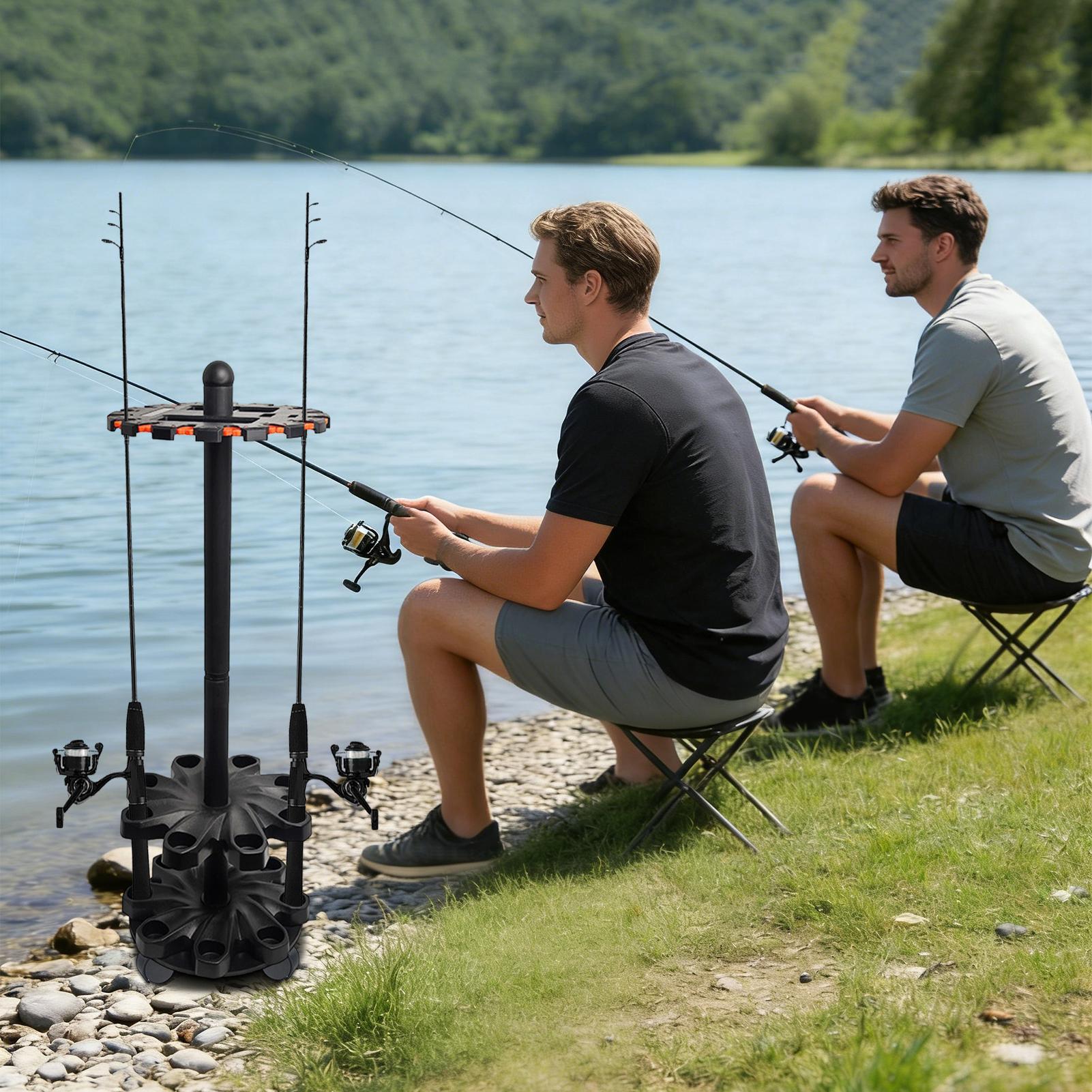 Fishing Rod Racks Angling Pole - Fishing Rod Travel บทวิจารณ์และราคา