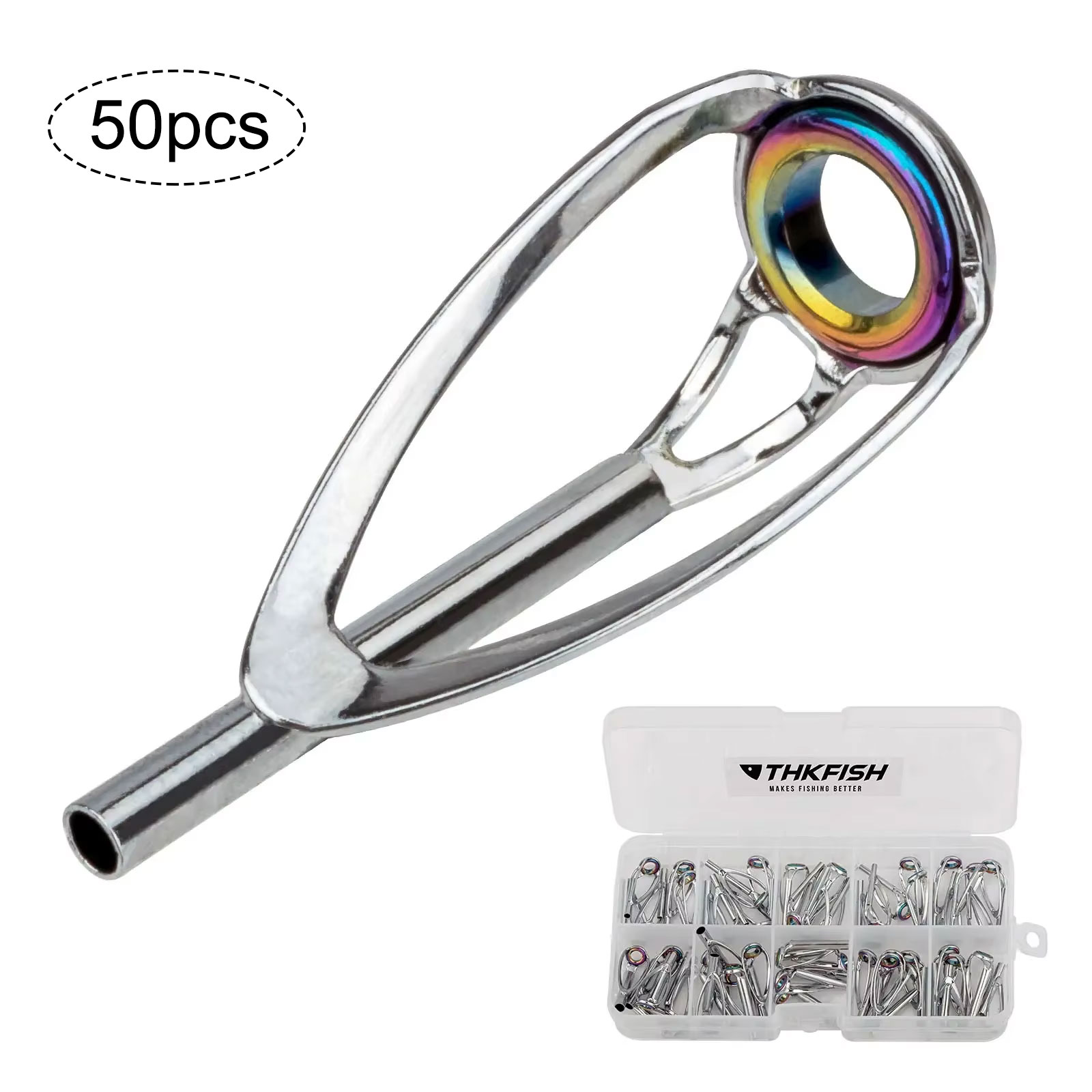 50pcs Fishing Rod Tip Top Repa - Fishing Rod Tip Replacement บทวิจารณ์และราคา