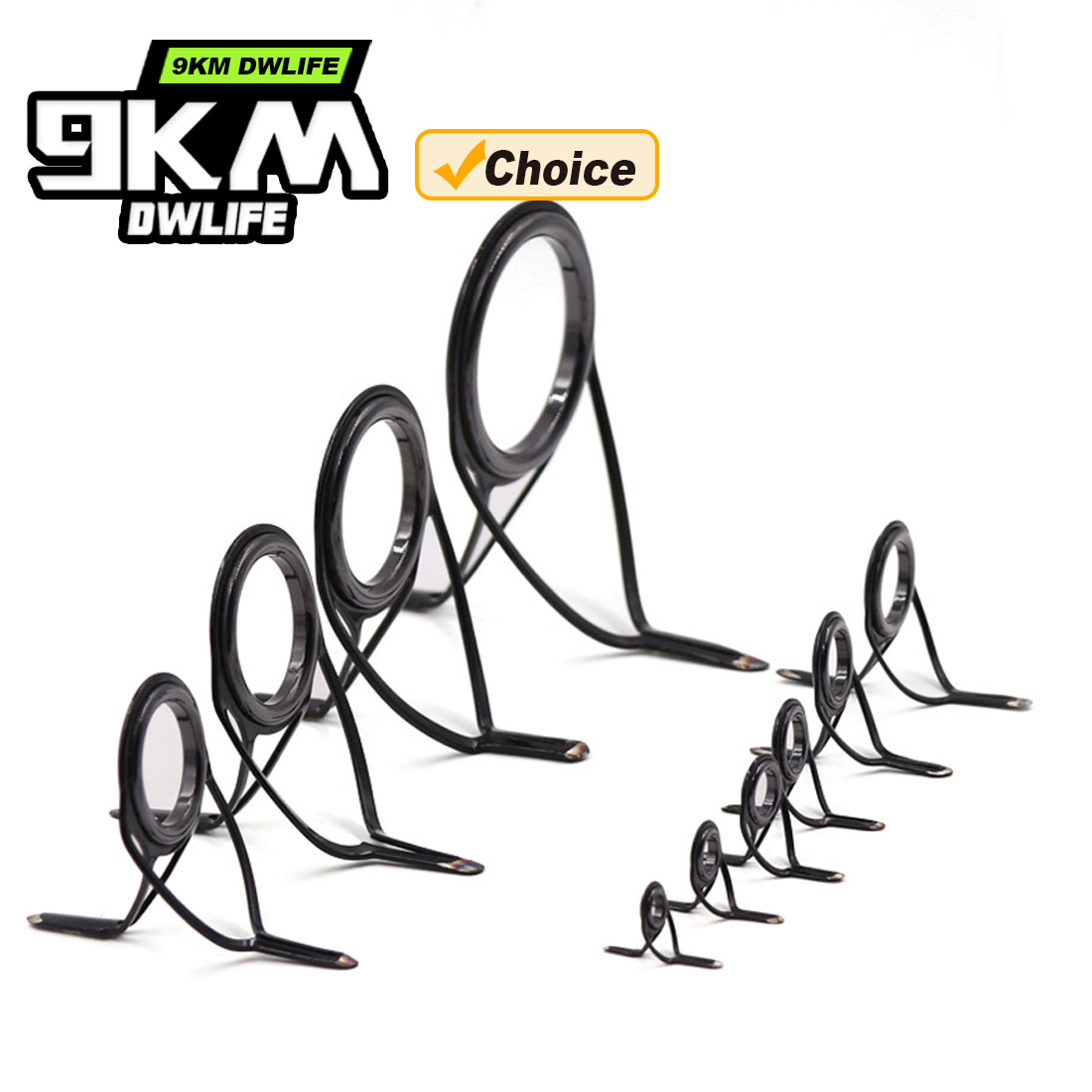 9KM OB Curved Rod Guide Kit 10 - Fishing Rod Casting บทวิจารณ์และราคา