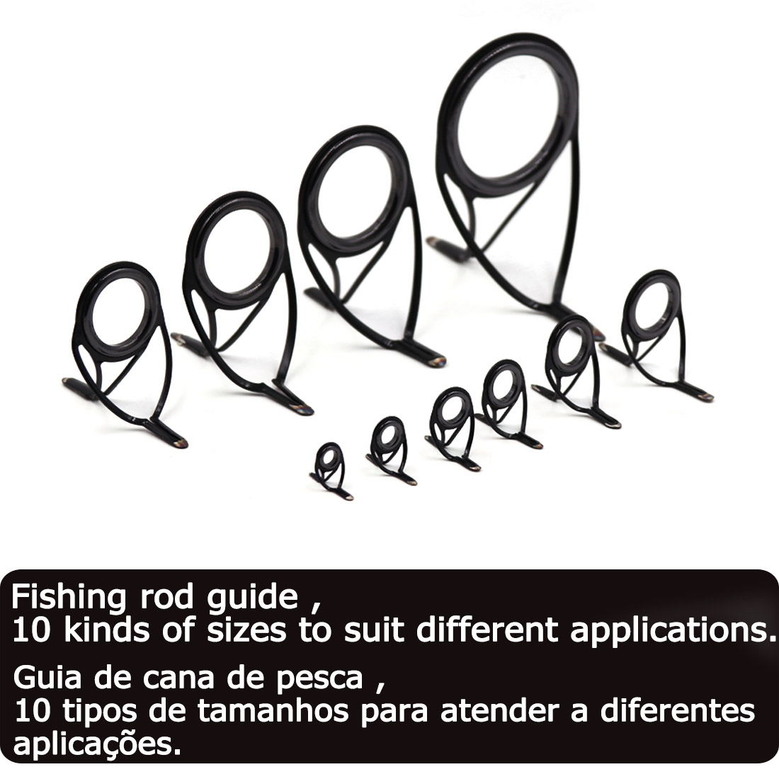 9KM OB Curved Rod Guide Kit 10 - Fishing Rod Casting บทวิจารณ์และราคา