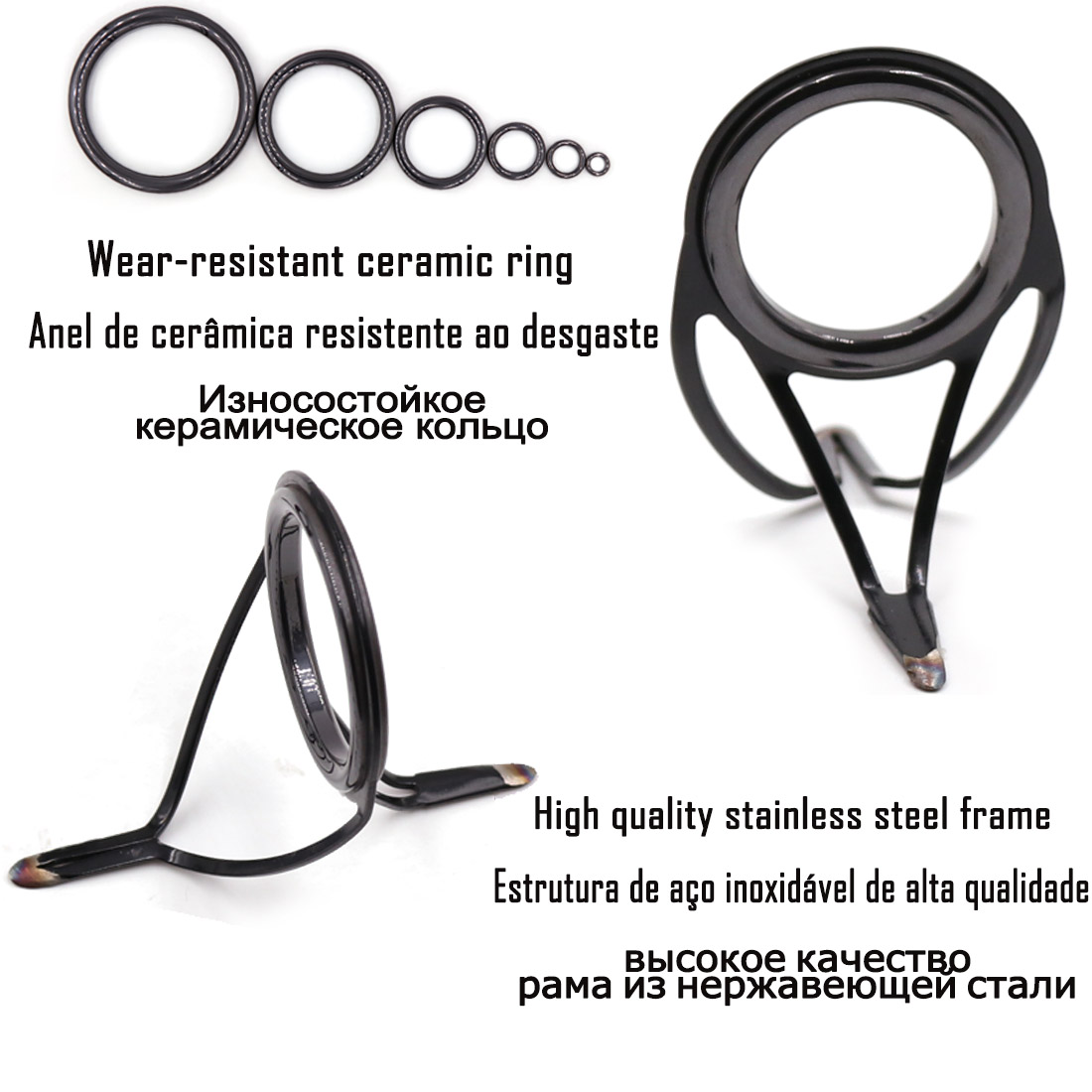 9KM OB Curved Rod Guide Kit 10 - Fishing Rod Casting บทวิจารณ์และราคา