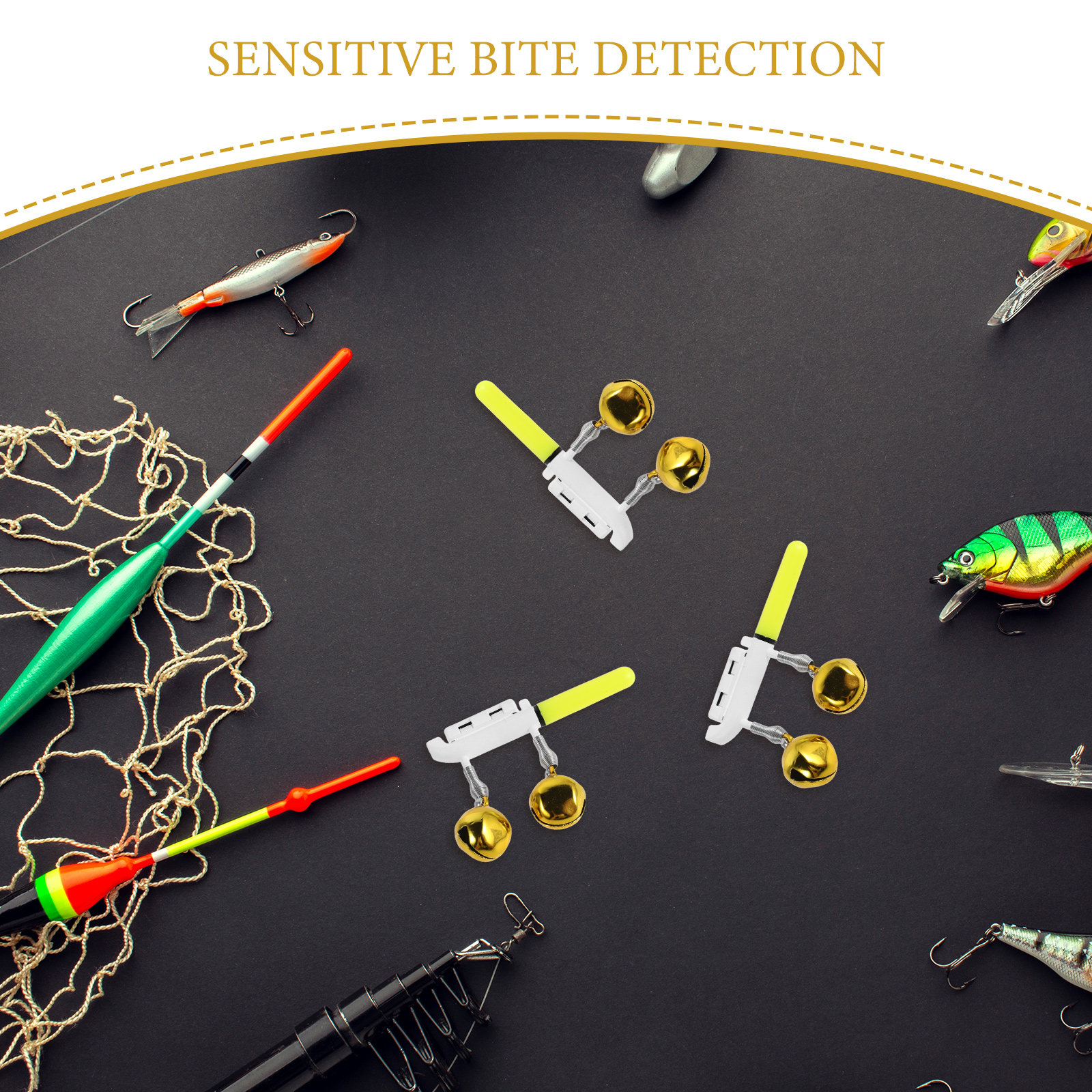 12Pcs Fishing Pole Alert Light - Fishing Rod Ice บทวิจารณ์และราคา