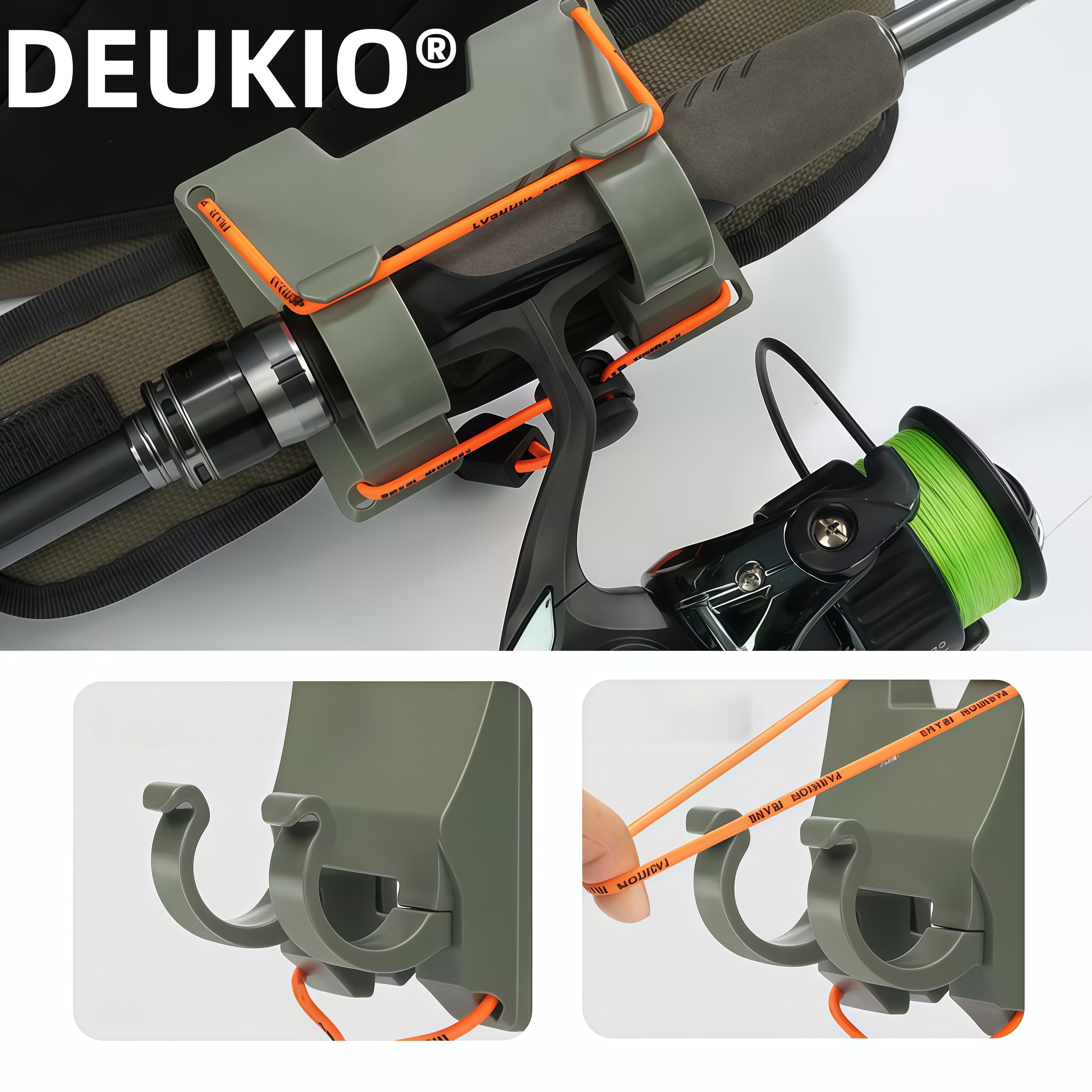 DEUKIO Outdoor Belt Clip Rod H - Fishing Rod Fly บทวิจารณ์และราคา