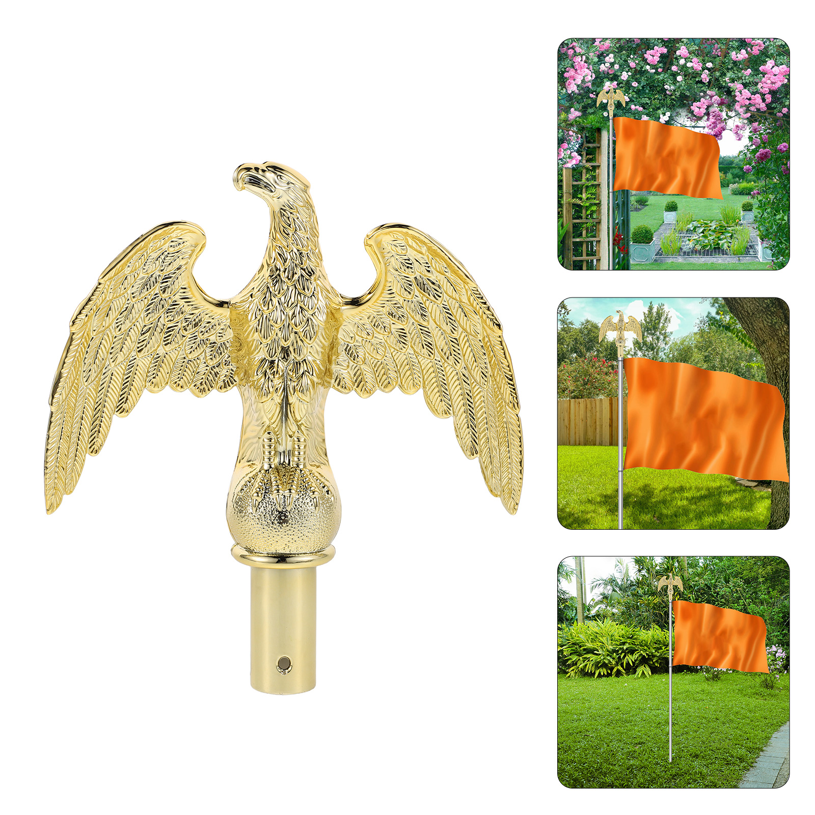 1pc Flagpole Eagle TopperPlast - Fishing Rod Telescopic บทวิจารณ์และราคา