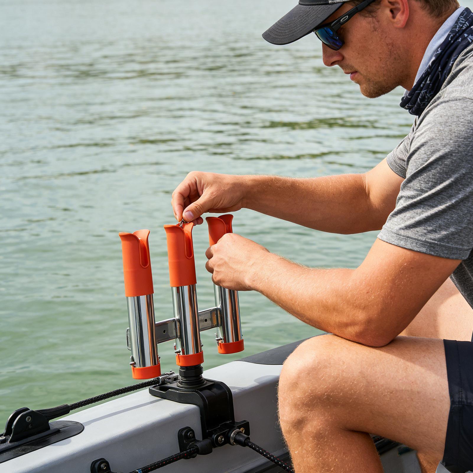 Rod Holder For Boat 3 Tube Lin - Fishing Rod Rack บทวิจารณ์และราคา