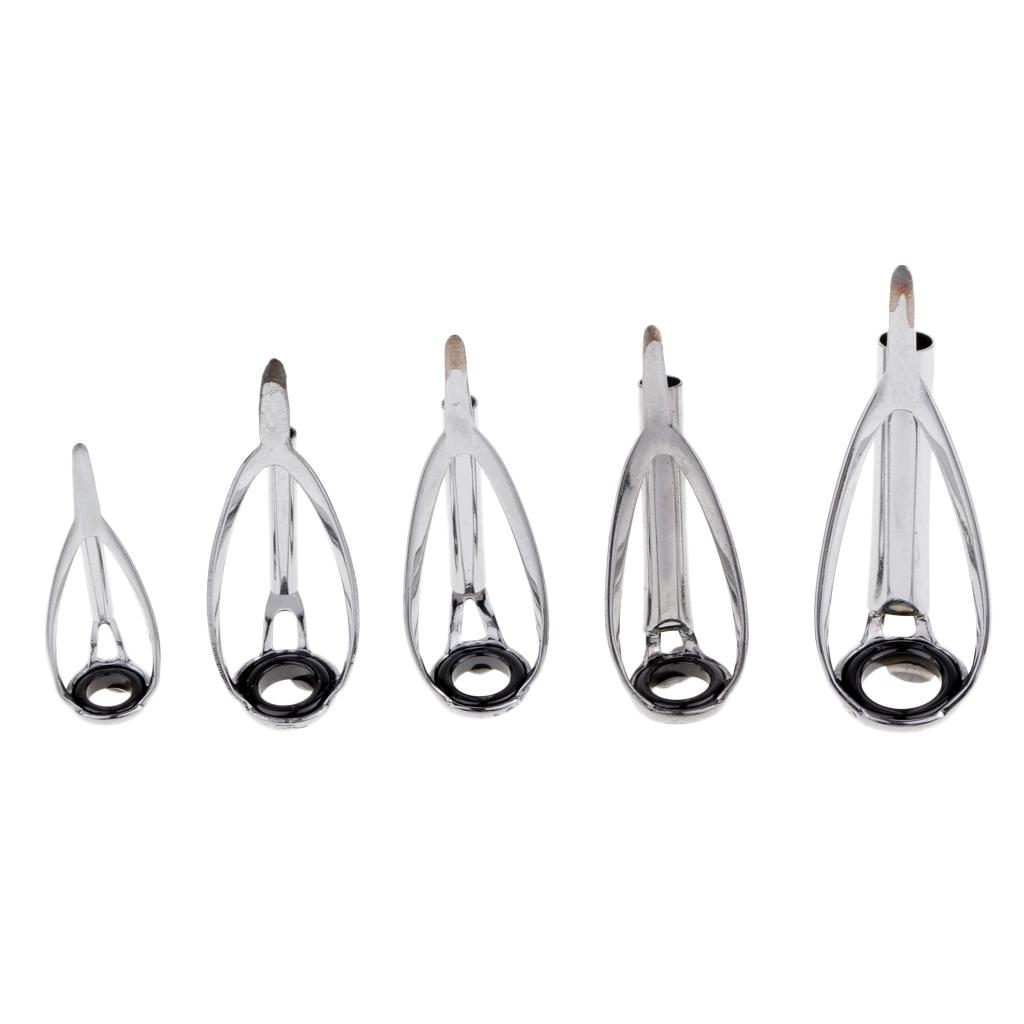 5 Pieces Fishing Rod Tip Kit S - Fishing Rod Guide Replacement บทวิจารณ์และราคา