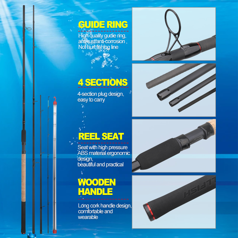 ROLLFISH 3.6m/3.9m Carbon Feed - Fishing Rod Tip Replacement บทวิจารณ์และราคา