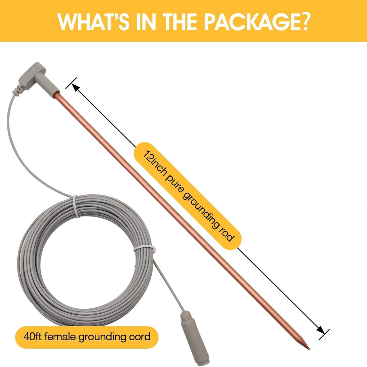 Copper Ground Rod with 40 ft/1 - Fishing Rod Travel บทวิจารณ์และราคา