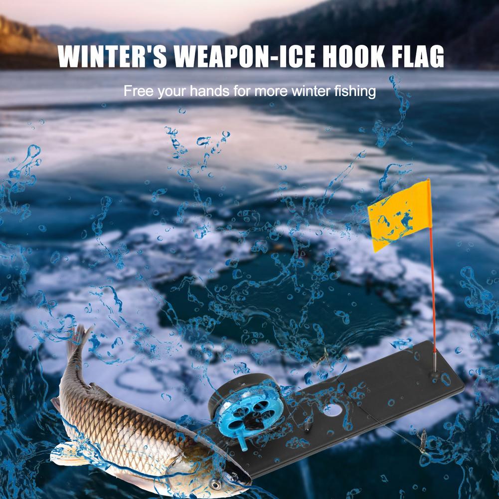 Ice Fishing Rod Tip-up Automat - Fishing Rod Ice บทวิจารณ์และราคา