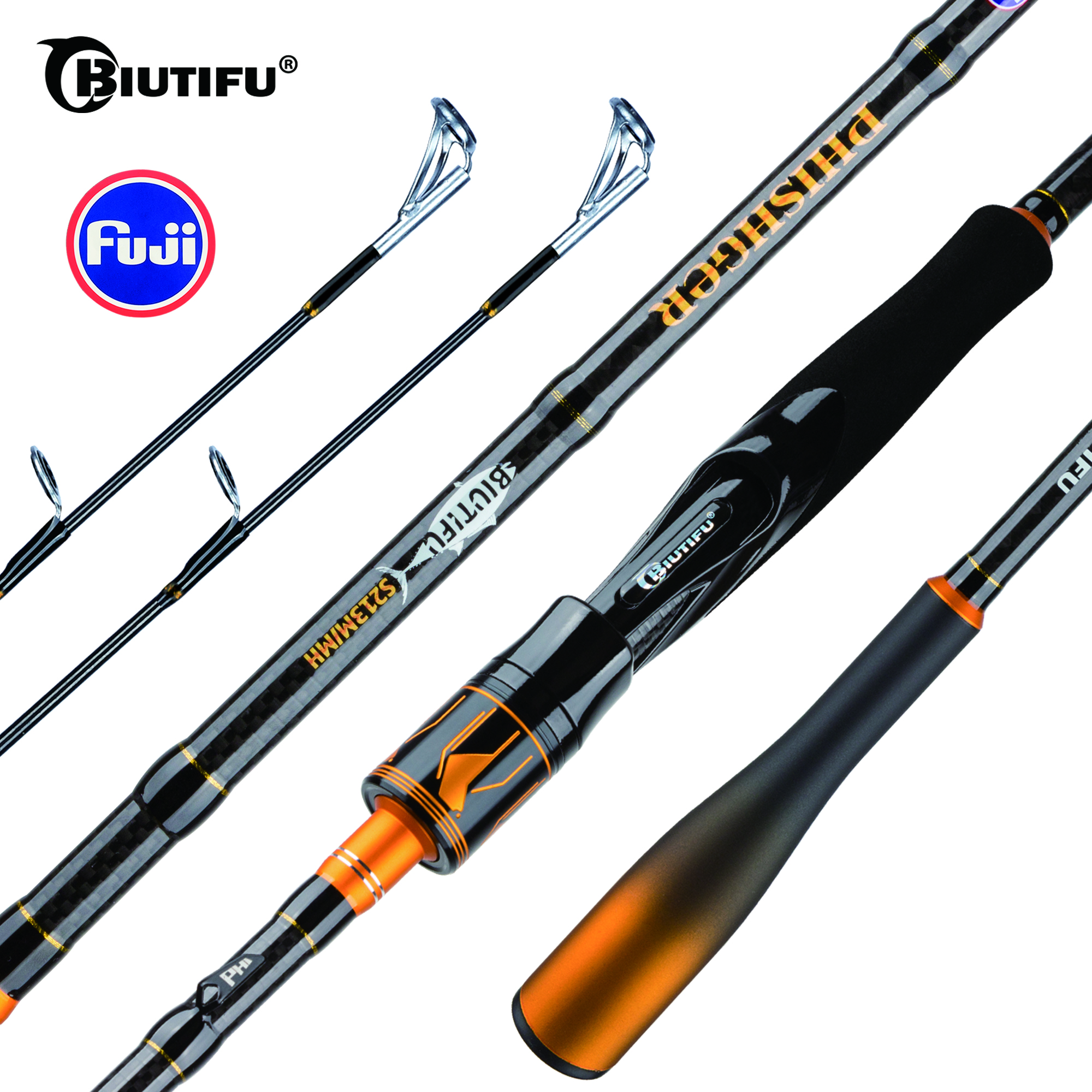 BIUTIFU 2-Tip Fuji Guide Spinn - Fishing Rod Surf บทวิจารณ์และราคา