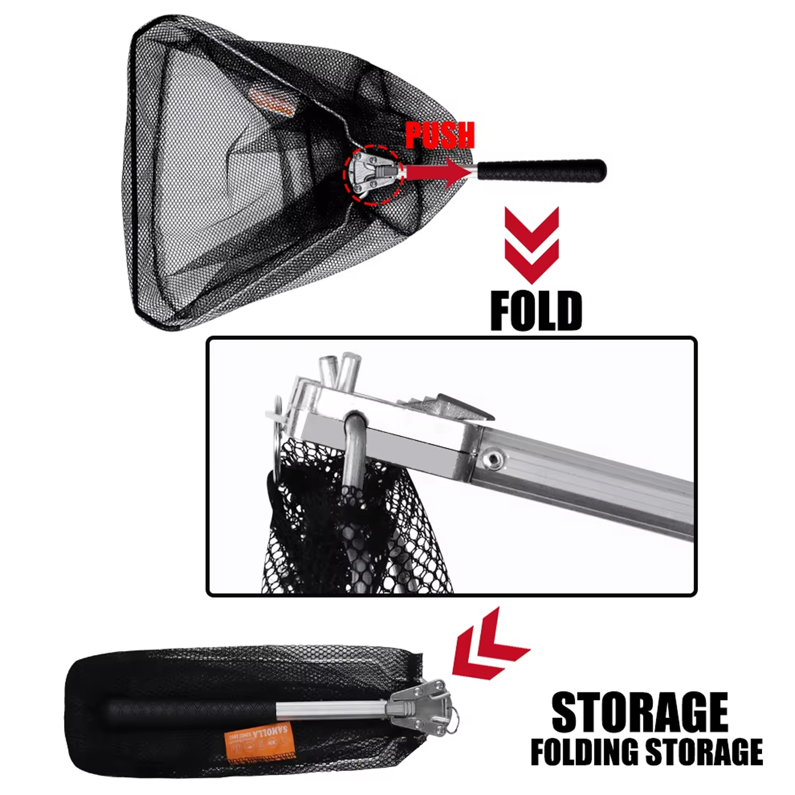 CAZULO Folding convenient fish - Fishing Rod Fly บทวิจารณ์และราคา