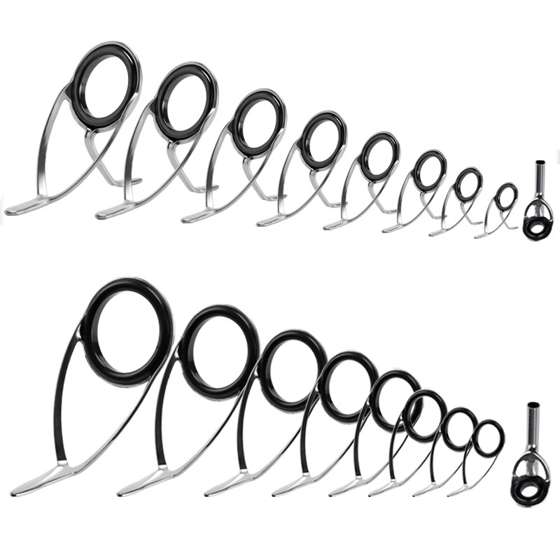 9Pcs Fishing Rod Guides Ring R - Fishing Rod Casting บทวิจารณ์และราคา