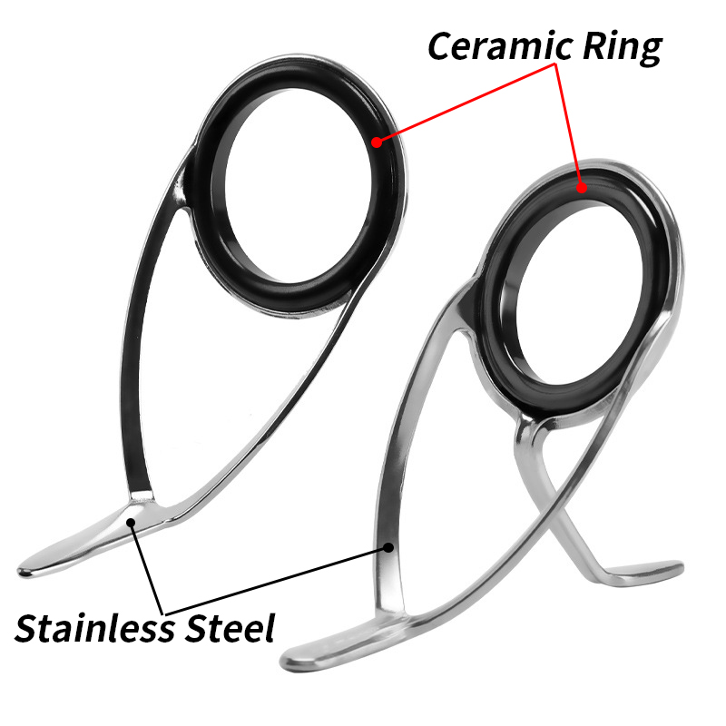 9Pcs Fishing Rod Guides Ring R - Fishing Rod Casting บทวิจารณ์และราคา