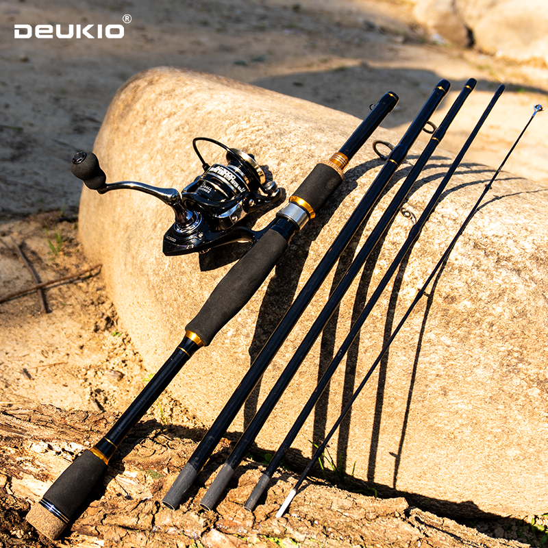 DEUKIO Fishing Rod Reel Combo  - Fishing Rod Carbon Fiber บทวิจารณ์และราคา