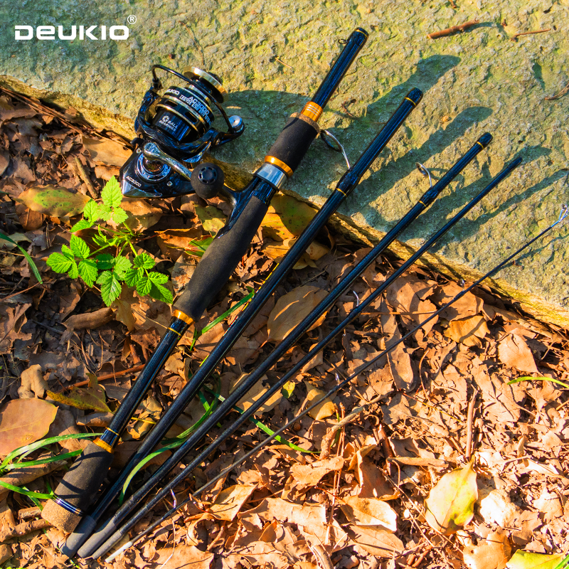 DEUKIO Fishing Rod Reel Combo  - Fishing Rod Carbon Fiber บทวิจารณ์และราคา