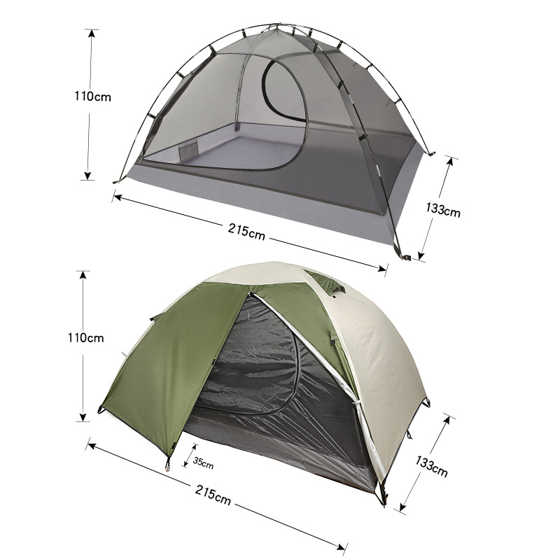 1Backpacking Tent 2 Person Lig - Fishing Rod Travel บทวิจารณ์และราคา