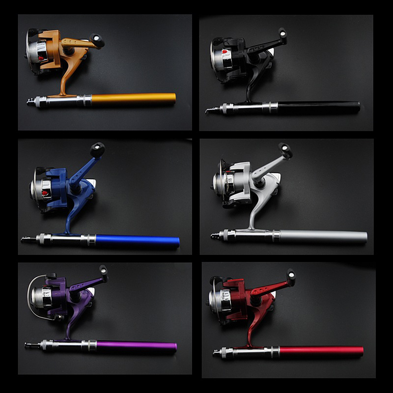 1M Pen Rod Set Mini Spinning R - Fishing Rod Telescopic บทวิจารณ์และราคา