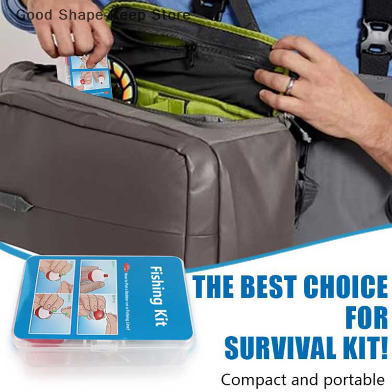 24Pcs Emergency Fishing Kit Po - Fishing Rod Case บทวิจารณ์และราคา